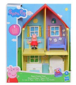 PEPPA PIG - MAISON DE PEPPA AVEC FIGURINE DE PEPPA PIG